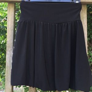 Flowy black skirt
